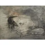 Jean Jansem, Crouching Girl