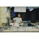 Max Ferguson, The Fishmonger, Oil on Canvas