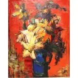Christian Caillard, Christian Caillard (French, 1899 - 1985 ), Oil on Canvas Still Life
