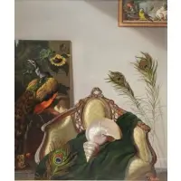 Frank Redelius, Trompe L'oeil Still Life, Oil on Masonite