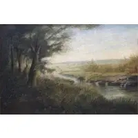 Frederick Mortimer Lamb, Park Woods, Middleboro, 1898, Oil on Canvas