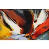 Abstract Composition by Leonardo Nierman, Oil on Masonite, sold Jul 2014