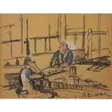 Arbit Blatas, Chess Game at Lowy's