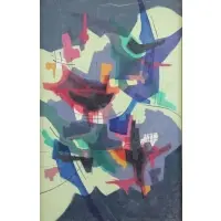 Roger Selchow, Composition VV74, Oil on Canvas