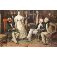 Frederick C Yohn, F. C. Yohan, Oil on Canvas Illustration