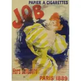 Jules Chéret, Job Papier a Cigarettes, Color Lithograph Poster