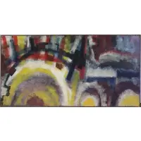 John Anderson, Untitled, Large Abstract Oil on Masonite