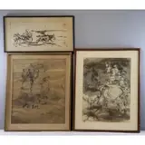 Fred Farr, Farr 59, 3 Works on Paper of Horses