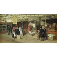 Giuseppe Barison, Grande Menagerie, Oil/Canvas "Grande Menagerie"