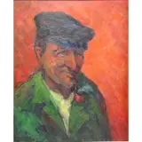 Arturo Pacheco Altamirano, Pacheco Altamirano 1969 Chile, Oil on Canvas