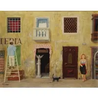 Robert Sivard, Joyeria, Oil on Masonite