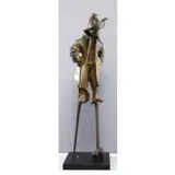 Harry Marinsky, 2HM19, Bronze of a Masked Venetian Figure on Stilts