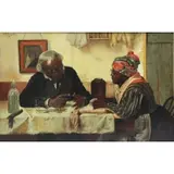 J.W Frost, A Penny Short., Oil on Canvas "A Penny Short." Signed 'J.W. Frost Jr