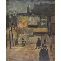 Arthur Grimm, Artur Grimm / Paris 1908, Oil on Canvas