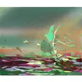 Dan Kopp, Greenslide., Acrylic on Canvas "Greenslide." Signed 'Dan Kopp 05' verso