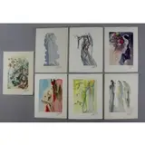 Untitled by Salvador Dalí, 7 Signed Woodcuts From the Divine Comedy, sold Apr 2014