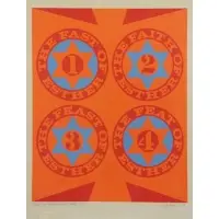 Robert Indiana, Purim: The Four Facets of Esther.