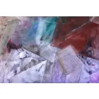 Roger Rowley, Untitled, Mixed Media 3-Dimensional Abstract on Canvas