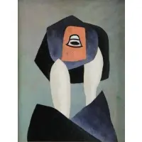 George L. Morris, Alaska., K., 1937 Oil on Canvas "Alaska." Signed lower right and dated lower left