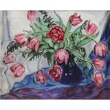 Emily Nichols Hatch, Bouquet of Tulips, 1939 Oil on Canvas Still Life