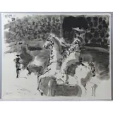 Picasso. Collotype, L'EntrÃ©e du Picador