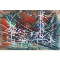 Jimmy Ernst, German, active in New York, 1920 - 1984 by Jimmy Ernst, 1959 Abstract Gouache/ Watercolor on Paper, sold Feb 2014
