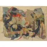 Sam Middleton, MIDDLETON, Sam, 1960 Abstract Mixed Media Collage