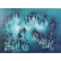 Norman Lewis, Congregation., 1978 Oil on Paper