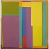 Daniel La Rue Johnson, Daniel LaRue Johnson, African-American, b, Abstract Oil on Canvas