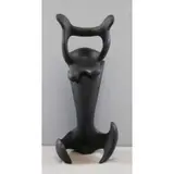 Untitled by E. Bronze Modernist Female Figure Serra, sold Feb 2014