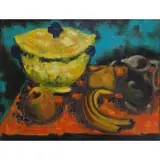 Joseph Hirsch, Joseph Hirsch, American - New York, 1910 - 1981, Oil on Canvas Fruit Still Life