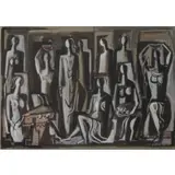 Branko Kovačević, Branko Kovacevic, Croatian, 1911 - 1988, 1971 Gouache on Paper of Nude Female Figures