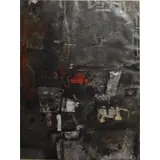Yannis Spyropoulos, Abstract Composition, Oil on Paper