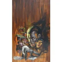 Harry Schaare, Harlem Underground, Oil & Tempera "Harlem Underground" Illustration on board