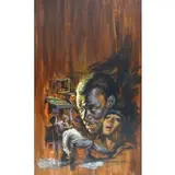 Harry Schaare, Harlem Underground, Oil & Tempera "Harlem Underground" Illustration on board