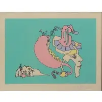Peter Max, Untitled, Color Lithograph