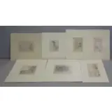 Victor C. Anderson, But Grandfather, 7 Pencil or Ink Illustrations