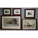 Henry Farrer, Old New York Bay, 5 Etchings