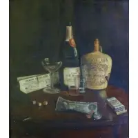 Ben Austrian, Temptations., Oil on Canvas