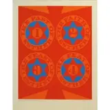 Robert Indiana, Purim: The Four Facets of Esther II., Titled in pencil lower left and numbered 31/60 center