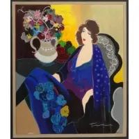 Untitled by Itzchak Tarkay, sold Nov 2013