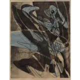 Stanley William Hayter, Jeux d'eau., Color Engraving and Soft Ground Etching