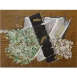 Zigi Ben-Haim, Zigi Ben-Haim, Israeli, b, Mixed Media Collage on Paper