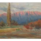 Aurelio Cincioni, Ultimas Luces, Oil on Canvas "Ultimas Luces" Cordoba Landscape