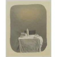 Gianfranco Ferroni, Untitled, Color Lithograph Still Life