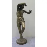 Francios Duret, Untitled, Bronze Figure of a Neapolitan Dancer