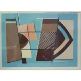 Alberto Magnelli, Untitled, Abstract Color Lithograph