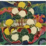 William Schumacher, Modernist O/C of Geese in Pasture