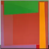 Daniel La Rue Johnson, Daniel LaRue Johnson, African-American, b, Abstract Oil on Canvas