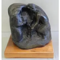 Hopi Legend. by Doug Hyde, Bronze Figural Grouping "Hopi Legend." Signed and numbered 3/10 along lower edge, sold Sep 2013